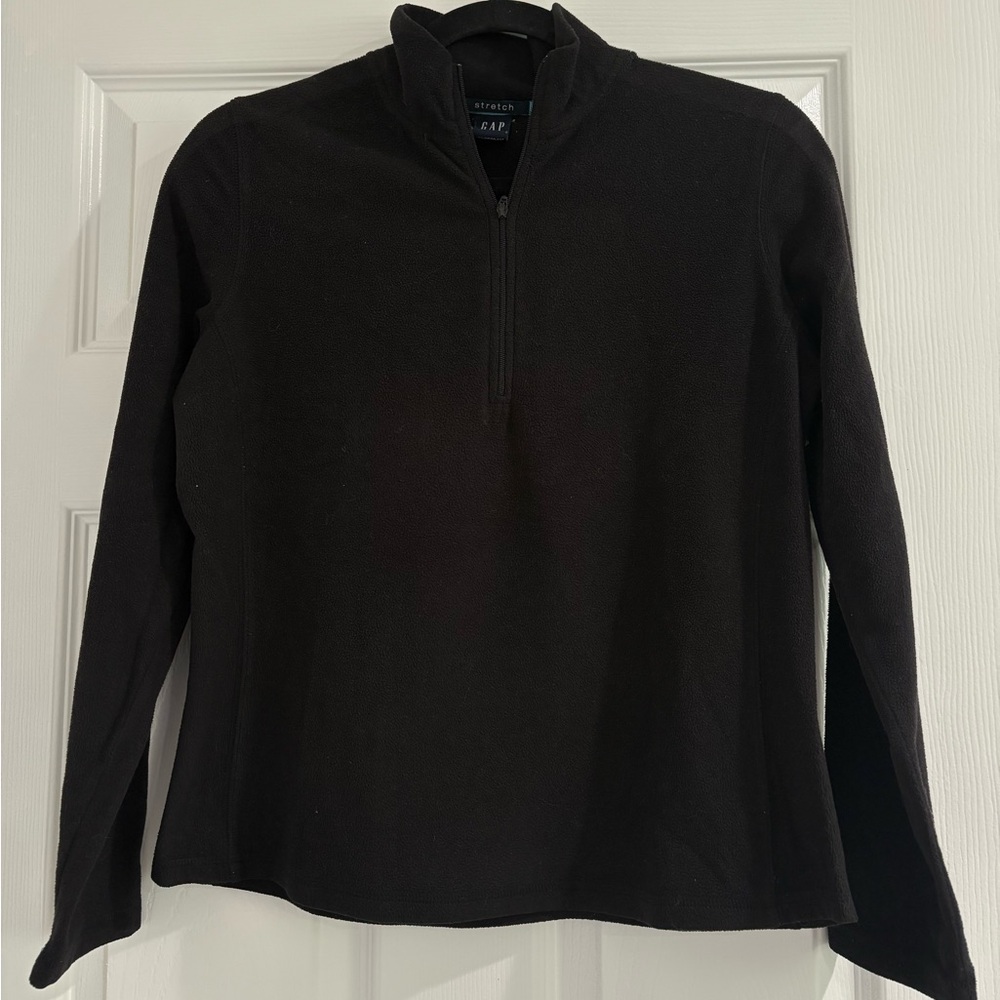 VGUC GAP Women’s Pullover Black Half-Zip Sweater Size Small